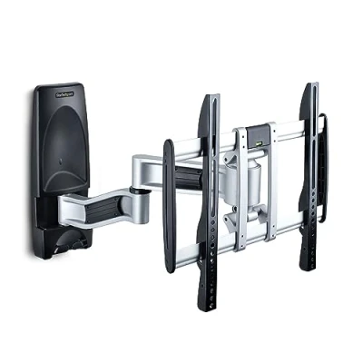 Immagine di StarTech.com Supporto TV da Parete Articolato, Staffa VESA a Muro per 26 65 pollici/45Kg, Braccio Schermo Piatto o Curvo Basso Profilo, Angolare/Retrattile (TV WALL MOUNT 65FS)