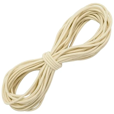 Immagine di Aerzetix C67258 Elastico Decorativo Rotondo 10 Metri Diametro 3mm Colore Ecru