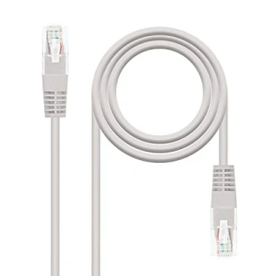 Immagine di Nanocable 10.20.0410 Cavo di rete Ethernet RJ45 Cat. 6 UTP AWG24, grigio, 10 mts