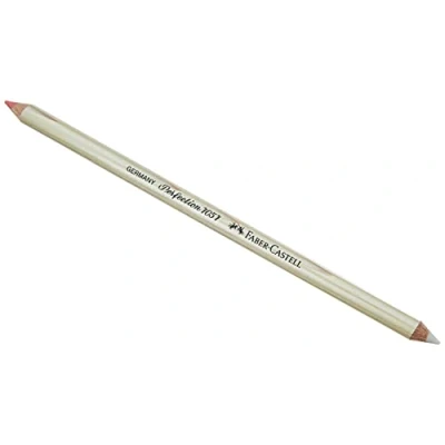 Immagine di Faber Castell Set di 5 matite in gomma Perfection 7057 doppia punta dorata