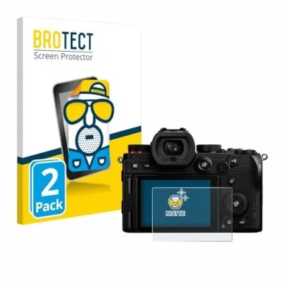 Immagine di brotect Pellicola Protettiva Opaca per Panasonic Lumix DC S5 / S5D (2024) Anti Riflesso (2 Pezzi)