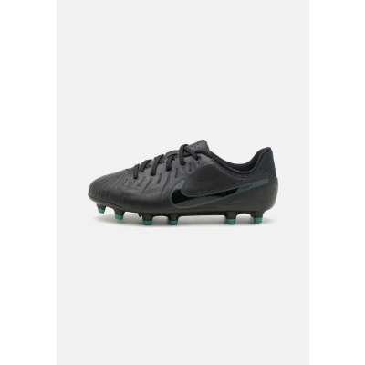 Immagine di Nike Performance JR Legend 10 Academy FG/MG Unisex Scarpe da calcetto con tacchetti per bambini, Taglia: 32, Black/deep jungle Finta pelle / tessuto