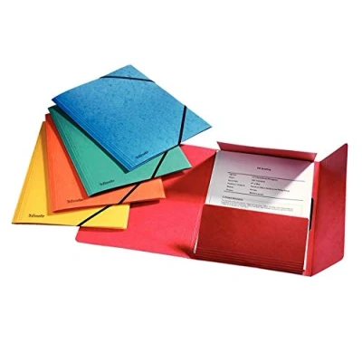 Immagine di Esselte, cartellina con elastico, A4 Assorted