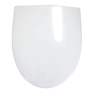 Immagine di Ideal Standard Ala, Copriwater compatibile avvolgente a chiusura rallentata, Copri wc forma D, Bianco