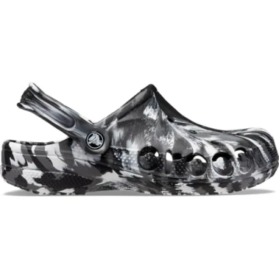 Immagine di Crocs Baya Graphic Clog, Zoccoli Unisex Adulto, Nero E Bianco, 38/39 EU