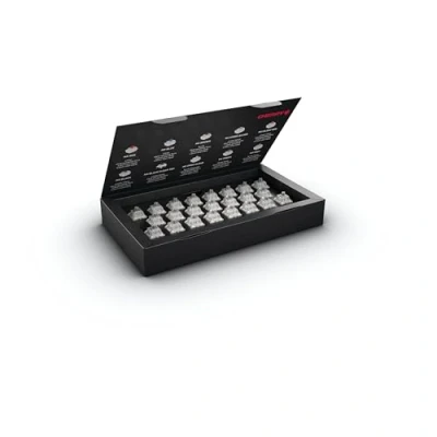 Immagine di CHERRY MX RGB SPEED SILVER Switch Kit, 23 interruttori meccanici Per tastiera, tastiere fai da te, hot swap o gioco, Interruttore lineare senza clic, Veloce e diretto