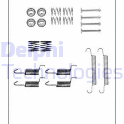 Immagine di DELPHI LY1386 Kit accessori, Ganasce freno stazionamento HYUNDAI: i20 I Hatchback