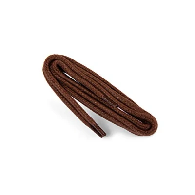 Immagine di Kaps Lacci Cerati Spessi, in Cotone 100% Naturale con Finitura Cera, Quattro lunghezze 60 cm 120 cm, Made Europe (60 24 pollici 3 to 4 coppie di occhiell / 76 Marrone)