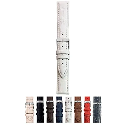 Immagine di Morellato Cinturino Unisex, Collezione Easy Click, Mod Bolle, In Vera Pelle di Vitello, Stampa Alligatore, A01X5203480