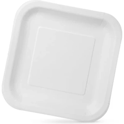 Immagine di Algon Set di 100 piatti usa e getta misura 23 cm resistenti ed ecologici, ideali per feste, eventi riunioni