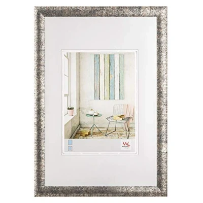 Immagine di walther designCornice per quadri argento nero13 x 18 cm Cornice in plastica Trendstyle KP318F