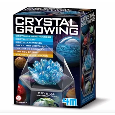 Immagine di 4M Crystal Imaginations Kit per la coltivazione di cristalli, bambini dai 10 anni in su, colore: Blu