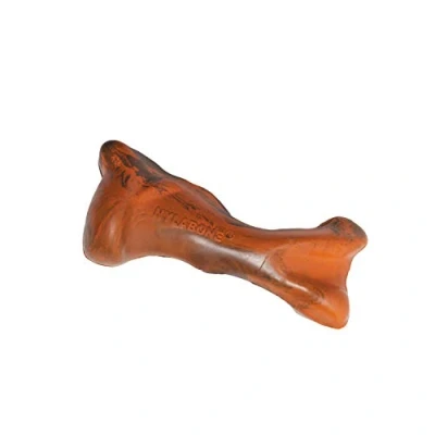 Immagine di Nylabone Masticabile in Gomma Strong Rubber Chew Osso Gusto Manzo e sugo di Carne per Cani Taglia Media (Fino a 16 kg) Mascelle Moderate/Forti