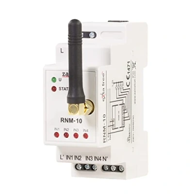 Immagine di EXTA FREE RNM 10 Trasmettitore Radio a 4 canali, modulare, Bianco, 90x35x66 mm