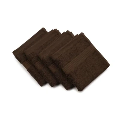 Immagine di Gözze Asciugamano Piccolo New York, Set da 4 Pezzi, Morbido e Assorbente, 100% Cotone, 30 x cm Moka