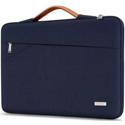 Immagine di TECOOL 13 Pollici Custodia PC Portatile per 13,6 MacBook Air M2 2022, M1 2018 2021, Pro 2016 12,3 Surface 7/6/5, 9/8/X, Blu scuro