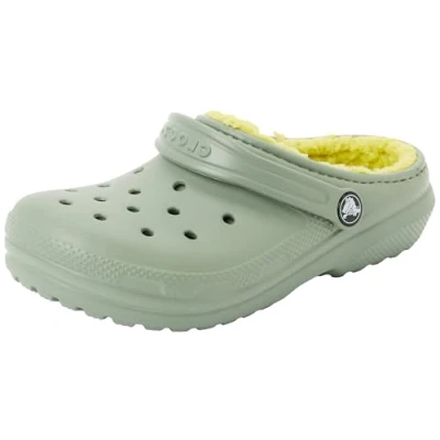 Immagine di Crocs Classic Lined Clog K Unisex Bambini e ragazzi, Moss, 30/31 EU