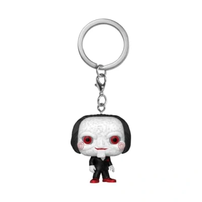 Immagine di Funko Pop! Keychain: Saw 10th Anniversary Billy Mini Figura in Vinile da Collezione Novità Portachiavi Riempitivi per Calze Idea Regalo Merchandising Ufficiale Movies Fans Minifigure