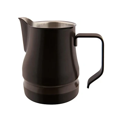 Immagine di ILSA Lattiera Evolution per Cappuccino e Latte Art, Acciaio Inox 18/10, Color Caffè, Tazze 3, Capacità 35 cl