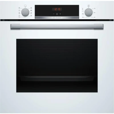 Immagine di Bosch HBA534BW3, Forno da incasso, EcoClean: pulizia della parete posteriore senza alcun detergente, Display LED Rosso,Bianco, 60 x cm
