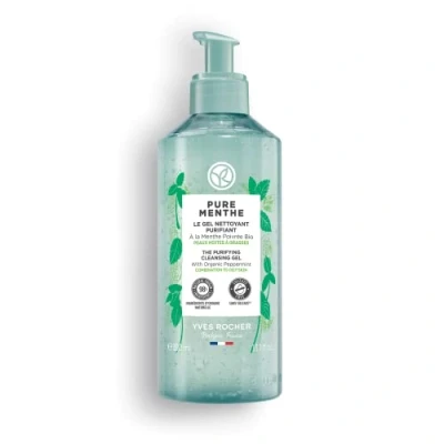 Immagine di Yves Rocher Pure MENTHE Gel detergente pulisce la pelle e i pori Libera da impurità, trucco sebo in eccesso 390 ml