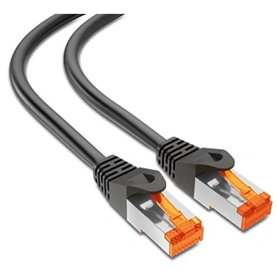Immagine di mumbi 26612 Cat.6 FTP Cavo di Rete Ethernet Patch con connettori RJ 45 50.0m, nero (1x)