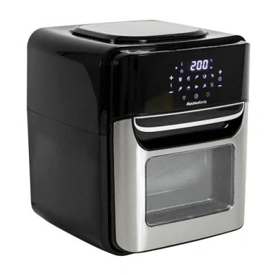 Immagine di Melchioni Family Friggitrice ad Aria Smart VIRGINIA, Capacità 12L, Timer 1/90 minuti, con Wifi Compatibile Google e Alexa, Air Fryer Multiprogramma App, 80 200, 1700 W, Colore Nero