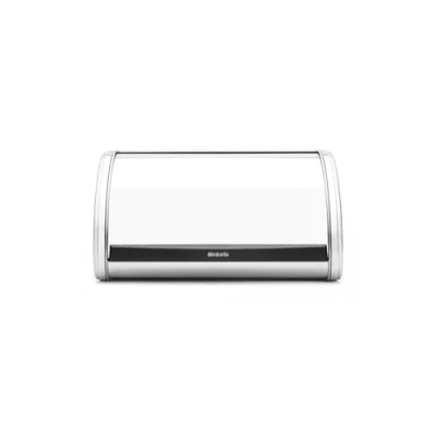 Immagine di Brabantia Portapane con Apertura Scorrevole 2 Pagnotte Spazio Extra Grazie al Piano Piatto Mantiene il Contenuto Fresco Accessorio da Cucina Acciaio Dreamy Blue 45 x 26 17 cm
