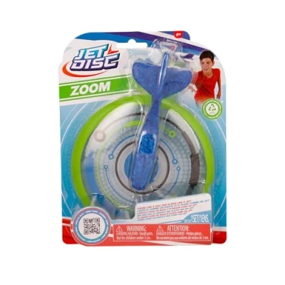 Immagine di Jet Disc Zoom, Colore a Sorpresa, Gioco all&#039;Aperto, Lancialo Come Un Frisbee e Guardalo Planare nel Cielo Jet, per Professionista o Principiante, Bambini Adulti dai 6 Anni in su