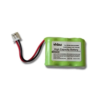 Immagine di vhbw batteria compatibile con Dogtra 175NCP, 200NCP, 280NCP, 282NCP, 300M, 302M, 7000M, 7002M dog trainer (210mAh) Sostituisce 35AAAH3BMX, BP20R