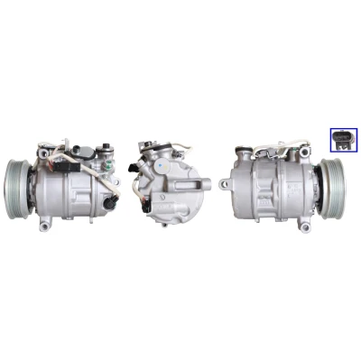 Immagine di LUCAS ACP01120 Compressore Aria Condizionata PAG 46 YF R134a, R1234yf con guarnizioni MERCEDES BENZ: Classe B, CLA Coupe, A