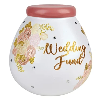 Immagine di Pot Of Dreams Salvadanaio per matrimonio, con scritta &quot;Save Up &amp; Smash&quot; (lingua italiana non garantita)