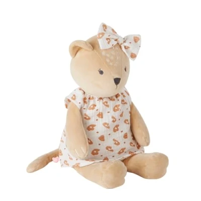 Immagine di Noukie&#039;s Peluche Medium Kendi Doudou in Cotone Bio Misura Adatta ai Bambini (40 cm), Colore Beige, N2241.40