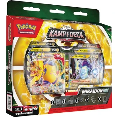 Immagine di Pokémon Mazzo da Combattimento Miraidon Ex, Colore Nero, 290 45528