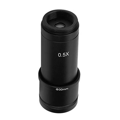 Immagine di Lazmin112 Adattatore per microscopio, 30/30,5 mm con innesto a C 0,5 Obiettivo oculare Telecamera CCD