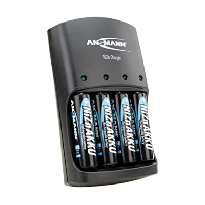 Immagine di ANSMANN NiZn Charger Caricabatteria incl. 4x Mignon AA 1500mAh Caricatore Per Batterie Pile Nichel Zinco 1,6V AAA Micro