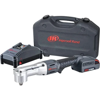 Immagine di Ingersoll Rand W5350 K12 EU Kit chiave ad impulsi angolo retto cordless IQ 20V da 1/2&quot; 1850 giri/min, 1 batteria ioni di litio BL2012 2,5 Ah caricatore in custodia