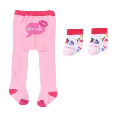 Immagine di BABY born collant e calzini 836064 Confezione di con due diversi modelli per bambole fino a 43 cm Disponibili in confezioni assortite Età: 3+ anni