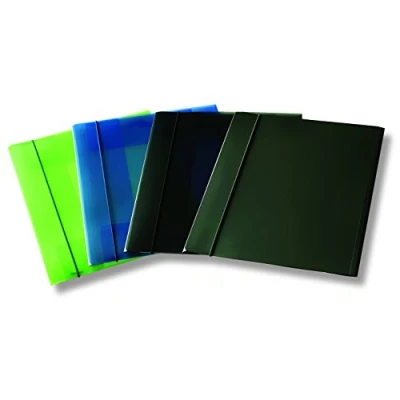 Immagine di FELLOWES CARTELLA 3 LEMBI C/ELAST TRASP BLU