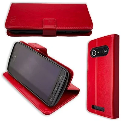 Immagine di caseroxx Custodia per Doro 8040/8042, Bookstyle Case protettiva book cover smartphone in colore rosso