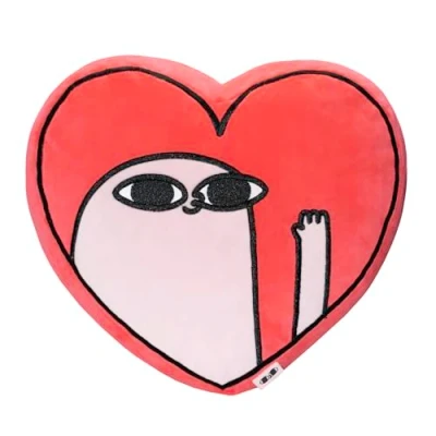 Immagine di Grupo Erik: Cuscino Peluche Ketnipz Cuore di 100% Licenza Ufficiale, Kawaii, Decorazione Cameretta Bambina o Bambino, Gadget