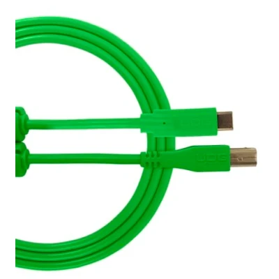 Immagine di ULTIMATE CAVI UDG CAVO USB U96001GR AUDIO 2.0 C B GREEN STRAIGHT 1,5 M
