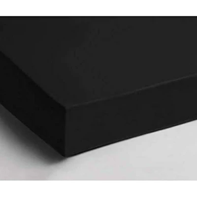 Immagine di Daydream Day Dream Lenzuolo con Angoli, in Cotone, 160 x 210 cm, Colore: Nero Elasticizzati Non Iron