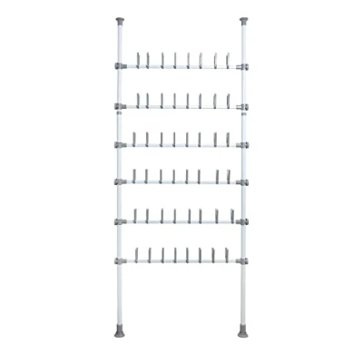 Immagine di WENKO Porta Scarpe telescopico Herkules Shoes Sistema Regolabile di organizzazione, scaffale per Bianco