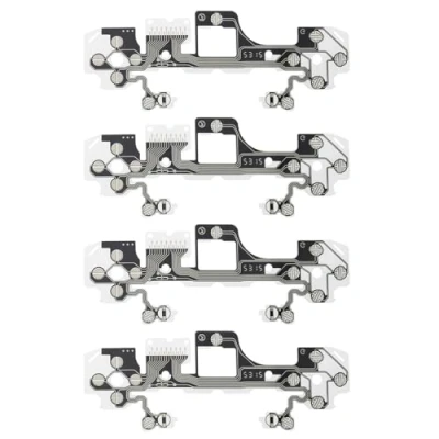 Immagine di ECSiNG 4 cuscinetti di riparazione per tastiera con pellicola conduttiva ricambio a membrana flessibile controller compatibile PS5 BDM 030 V3 DualSense