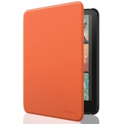 Immagine di MoKo Custodia Compatibile con 7&quot; Kindle Paperwhite (12th Generation 2024) and Colorsoft Signature Edition 2024, Leggera Auto Wake/Sleep per Arancione
