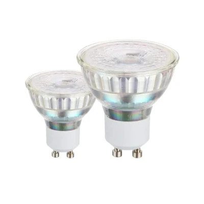 Immagine di Eglo LED GU10 set di 2 lampadine, spot con riflettore 4,5 Watt ciascuno (equivalente a 50 Watt), 345 Lumen, illuminante bianco caldo, 3000k, lampadina Ø 5 cm