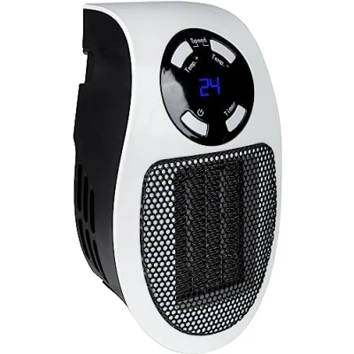 Immagine di Güde Termoventilatore GSH 500 K mini (230 V, W, potenza di riscaldamento 28,46 m3/h, elemento riscaldante in ceramica PTC, girevole a 90, funzione timer, display LED, termostato regolabile)