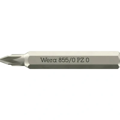 Immagine di Wera 855/0 Inserti Micro adatte a viti Pozidriv, PZ 0 x 30 mm