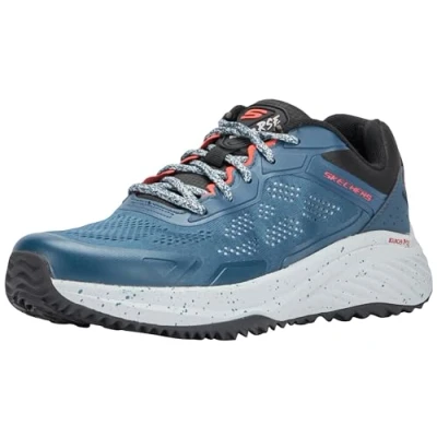Immagine di Skechers Delimitatore RSE, Sneaker Uomo, Navy Duraleather Mesh Multi Trim, 45.5 EU
